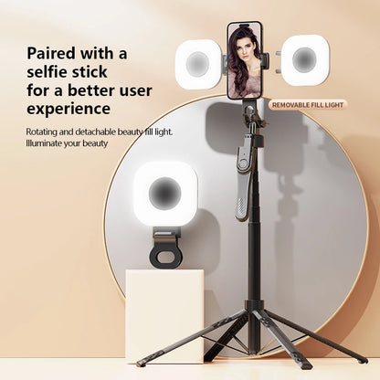 Portable Beauty Fill Light Pocket LED Selfie Light with Clip for Live Streaming & Photos