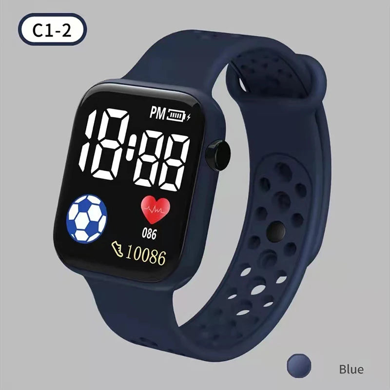 2025 LED Digital Watch For Kids Boys/Girls Sports Waterproof Silicone Digital Casual Children's Electronics