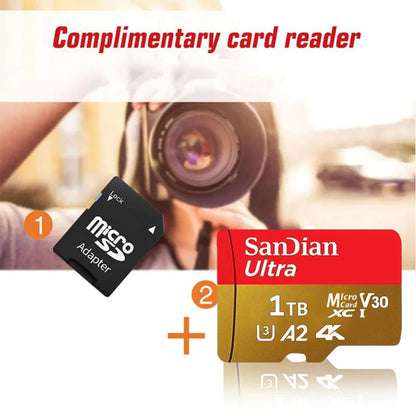 SanDian Ultra MicroSD Card – High-Speed V10 Memory Card 2TB/1TB/512GB/256GB
