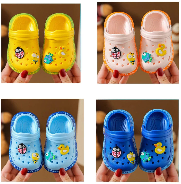 Cute Children's Soft Soled Anti-Slip Flip Flops for Indoor/Outdoor