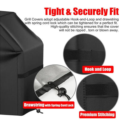 Outdoor Grill Cover Waterproof Heavy Duty BBQ Cover Weather Resistant UV Large