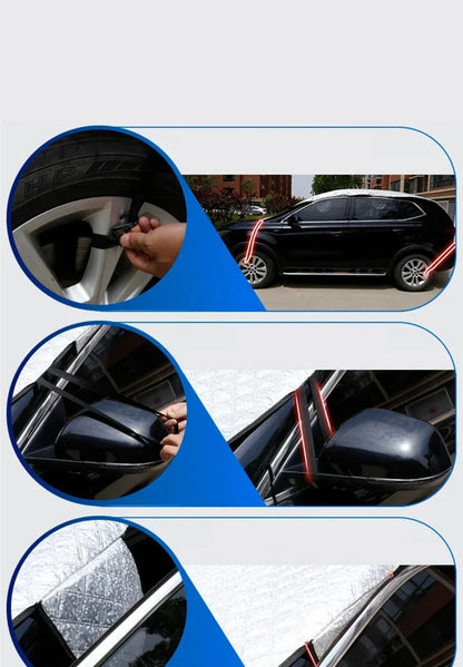 Universal Car Cover – Sun, Snow & Rain Protection, Dustproof, Waterproof Exterior Cover for Sedan & SUV