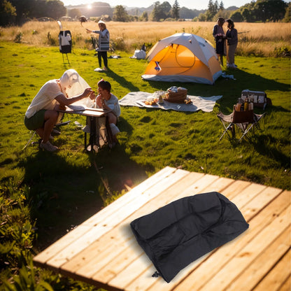 Backyard Woodfire Grill Cover Black – Weather-Resistant BBQ Protection Durable Oxford Fabric