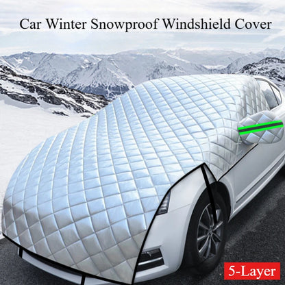 Car Rain Cover & Hail Protector – Waterproof Anti-UV 5-Layer Grid Design Hook Installation