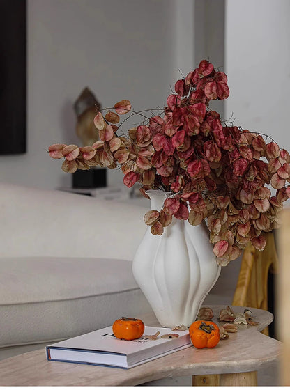 Modern Ceramic Tabletop Vase – Light Luxury Decorative Flower Vase
