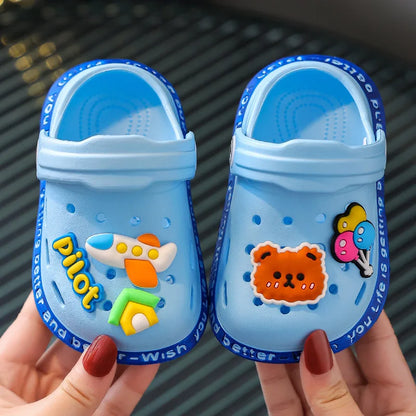 Cute Children's Soft Soled Anti-Slip Flip Flops for Indoor/Outdoor
