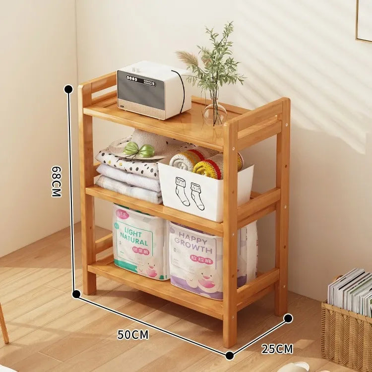 Kitchen Shelf Rack Floor Standing Multi-Layer