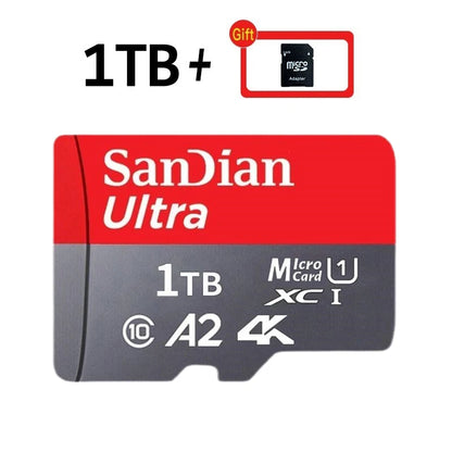 SanDian Ultra MicroSD Card – High-Speed V10 Memory Card 2TB/1TB/512GB/256GB