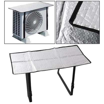 Outdoor Air Conditioner Cover – Sunshade Waterproof Aluminum Foil Insulation 94.5x47cm