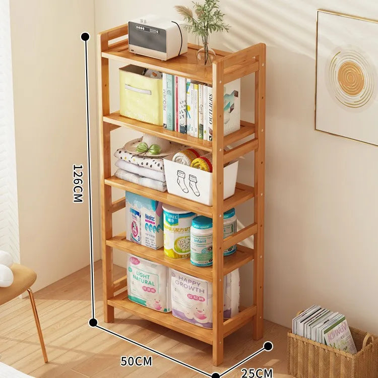 Kitchen Shelf Rack Floor Standing Multi-Layer