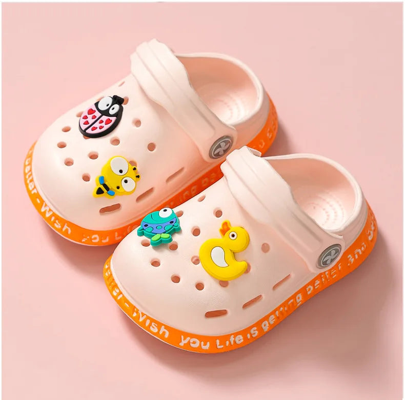 Cute Children's Soft Soled Anti-Slip Flip Flops for Indoor/Outdoor