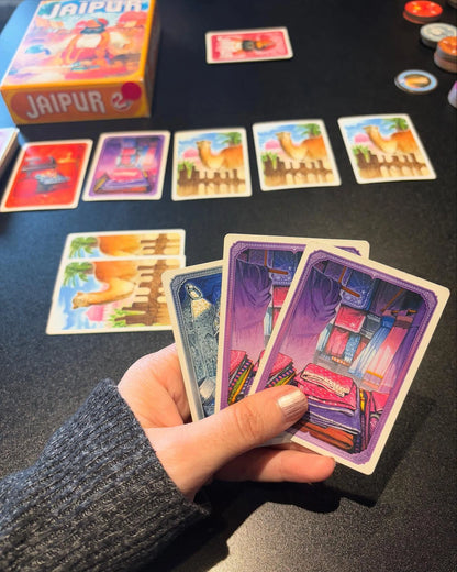 Jaipur Strategy Card Game | Fast-Paced 2-Player Trading & Tactics Game