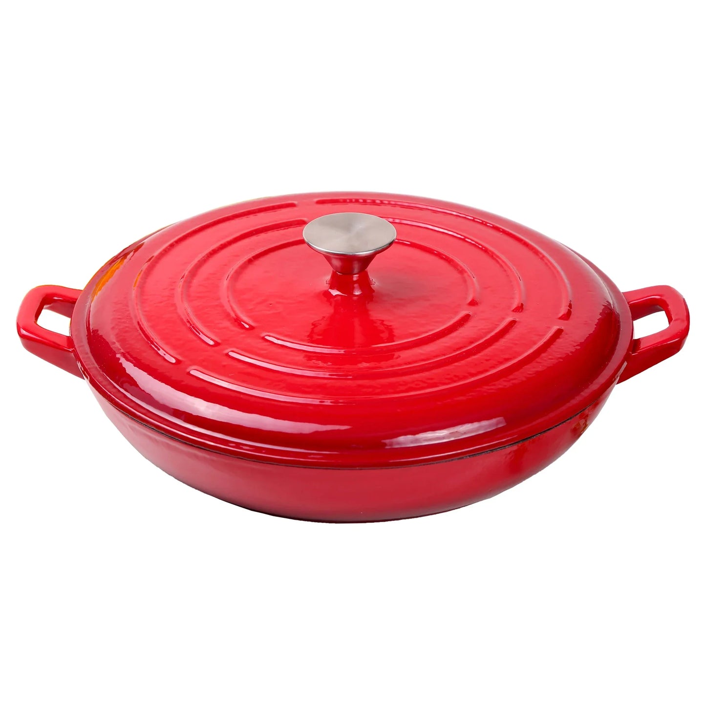 Non-Stick Cast Iron Casserole Pan and Dutch Oven Enamel Cookware Set Customizable