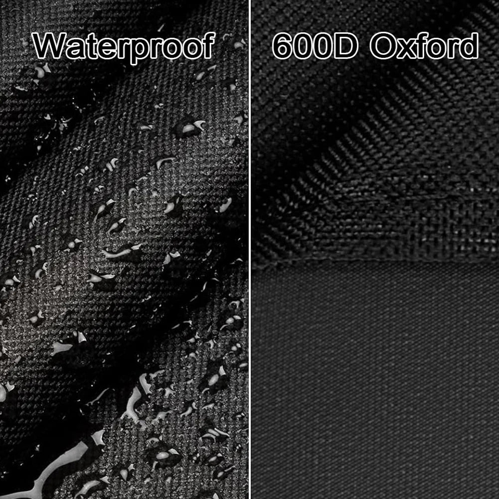 Backyard Woodfire Grill Cover Black – Weather-Resistant BBQ Protection Durable Oxford Fabric