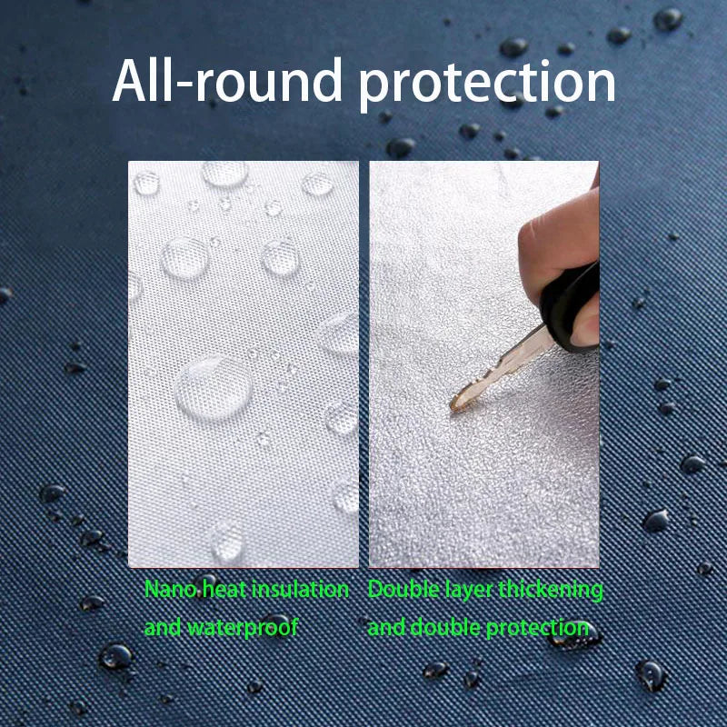 Full Vehicle Car Cover Dacron – Universal Fit, UV & Sun Protection, Heat Insulation, Scratch & Environmental Protection