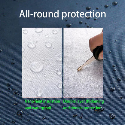 Full Vehicle Car Cover Dacron – Universal Fit, UV & Sun Protection, Heat Insulation, Scratch & Environmental Protection