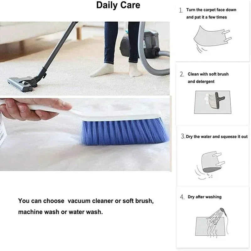 Modern Tiger Design Soft Non-Slip Rectangle Rug Washable Home Carpet