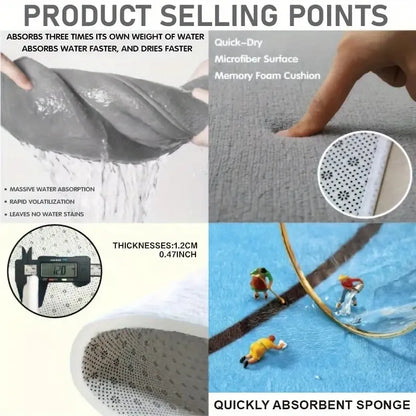 Modern Gaming Arcade Design Non-Slip Area Rug Rectangle Washable Home Carpet