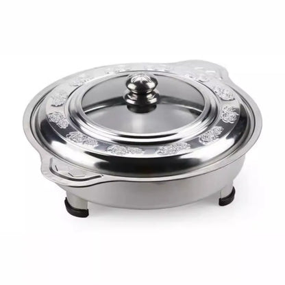 Multifunctional Stainless Steel Portable Buffet Chafing Dish – Hot Pot Tray with Handle