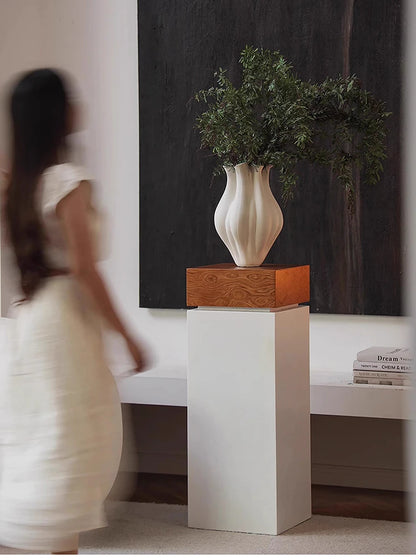 Modern Ceramic Tabletop Vase – Light Luxury Decorative Flower Vase