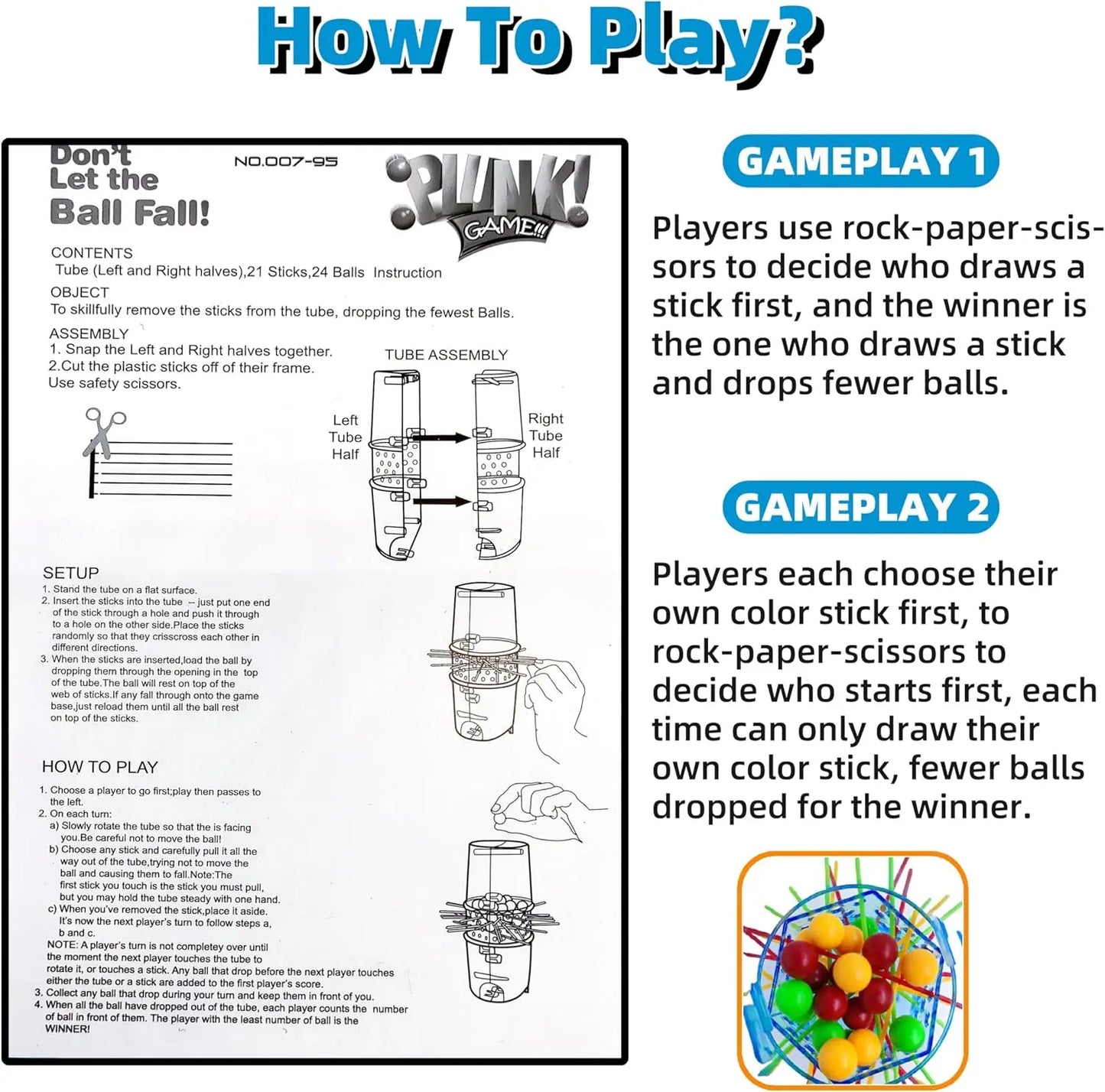 Don’t Let the Ball Fall – Family Strategy Board Game Fun Skill Game for Kids & Adults