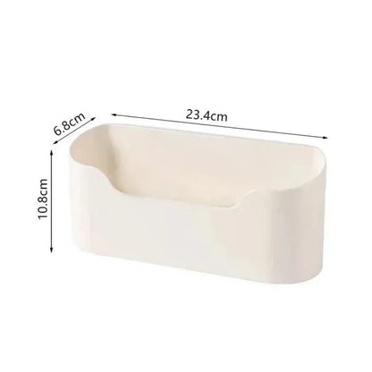 Wall-mounted Adhesive Storage Rack Multifunctional for Kitchen/Bathroom/Bedroom