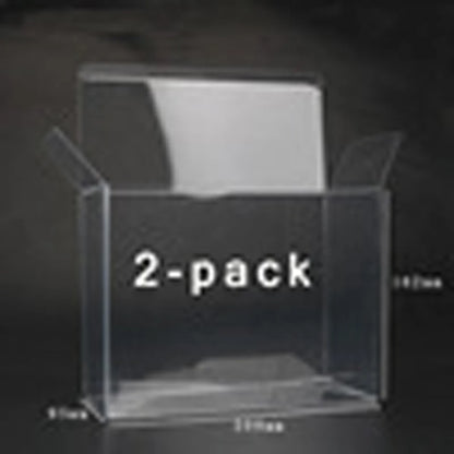 2-Pack Protector Case for Funko Pop – Clear PET Protective Box for Collectible Figures