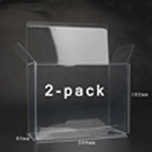 2-Pack Protector Case for Funko Pop – Clear PET Protective Box for Collectible Figures