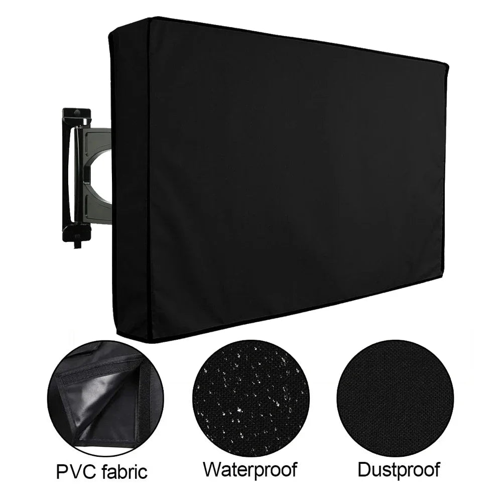 Outdoor TV Cover 32"-50" – Weatherproof Dust & Rain Protection for Garden Patio