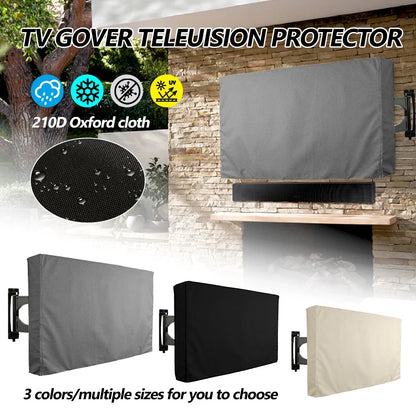 Outdoor TV Cover 32"-50" – Weatherproof Dust & Rain Protection for Garden Patio