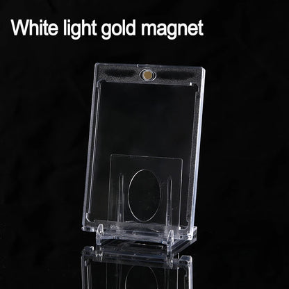 35PT Magnetic Clear Card Holder Protective Display Case – For Idol Photos, Sports Cards, Trading Cards & Collectibles