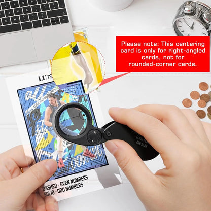 2 Sets Collectible Card Grading Centering Tool Kit