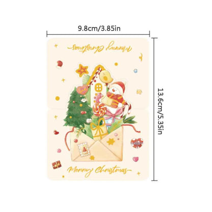 30Pcs Assorted 3D Pop Up Christmas Cards Bulk Set | Holiday Greeting