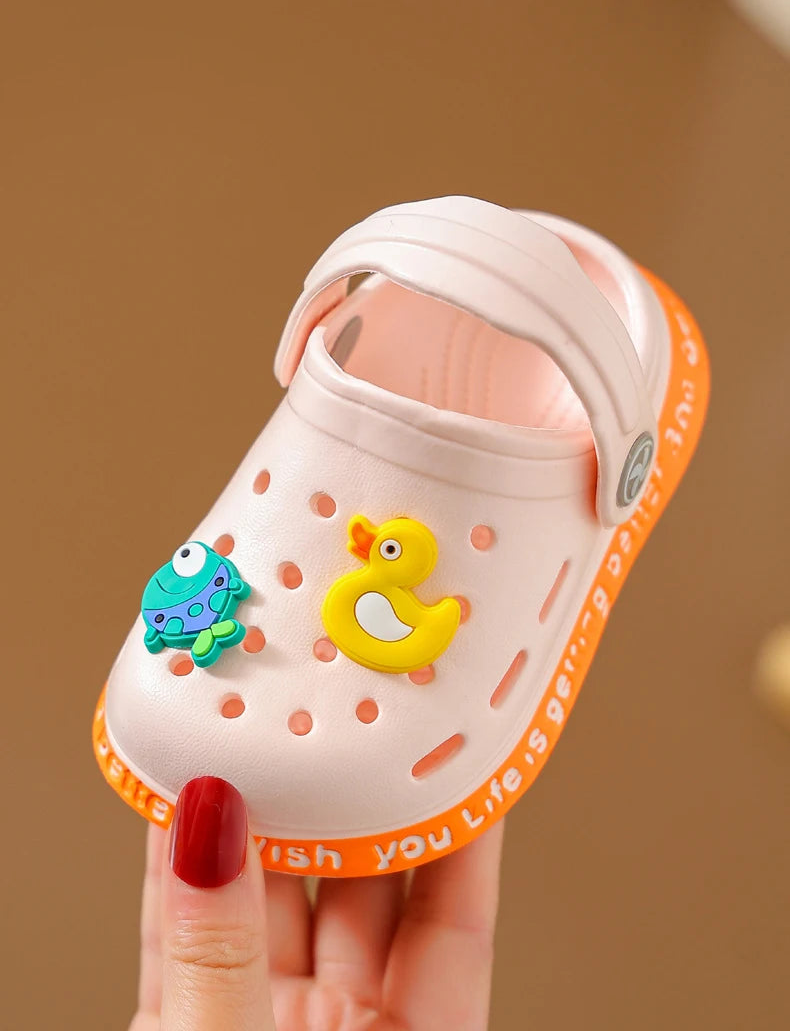 Cute Children's Soft Soled Anti-Slip Flip Flops for Indoor/Outdoor