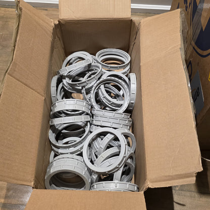 4" Gray Plastic Insulating Conduit Bushing for Rigid/IMC