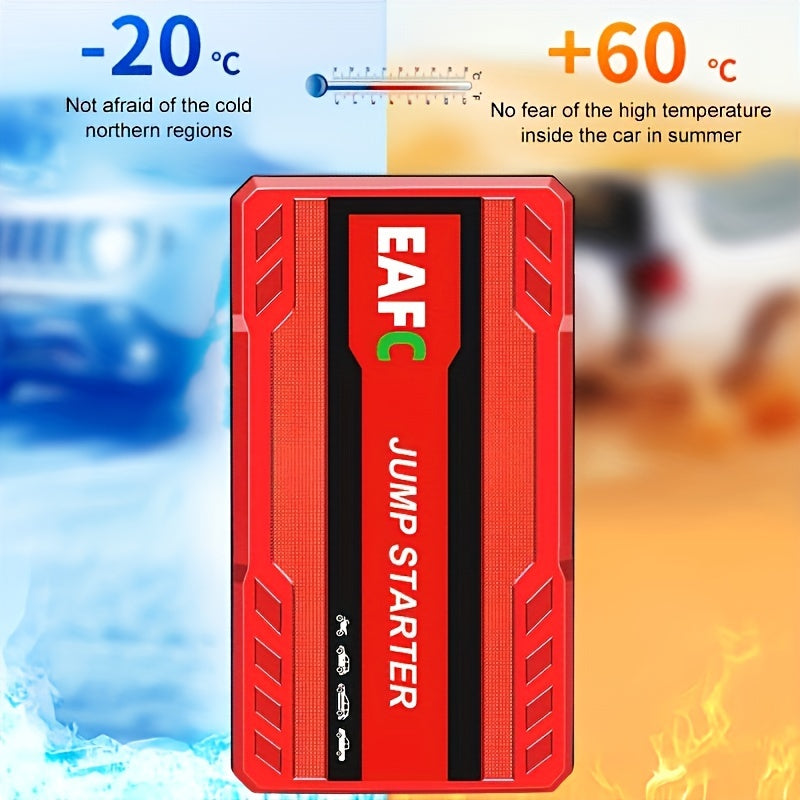 Portable Car Jump Starter Power Bank 12V with LED Light